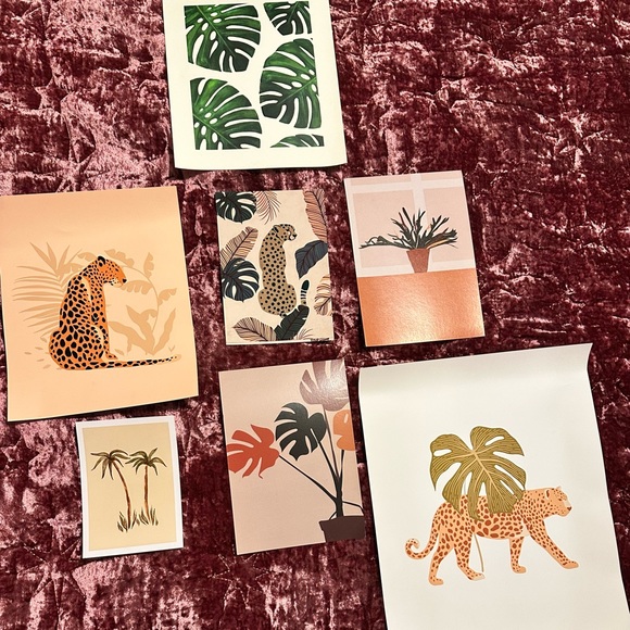 Unframed animal and plant prints (lot of 8) - Picture 1 of 9
